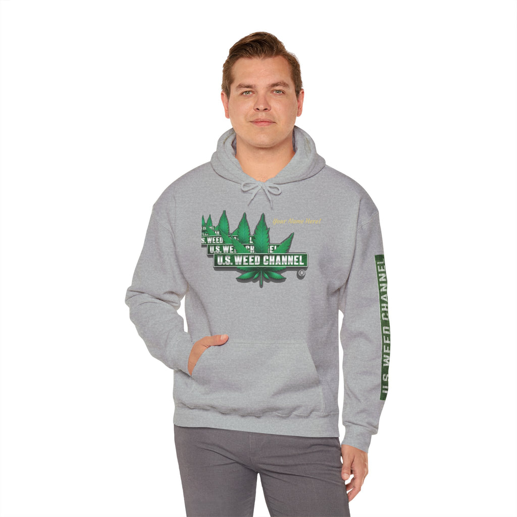 U.S. Weed Channel Hoodie — Repeater Logo Pullover