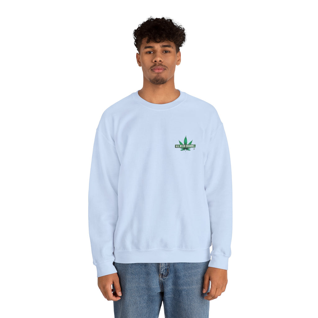 U.S. WEED CHANNEL Basics - Crewneck Everyone Sweatshirt
