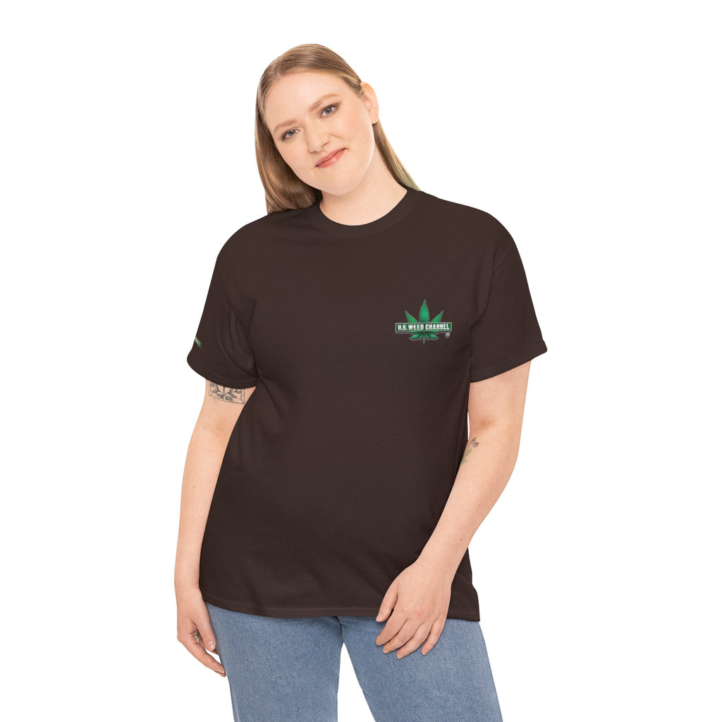 U.S. WEED CHANNEL 'Basics' T-Shirt – USWC Logo Tee