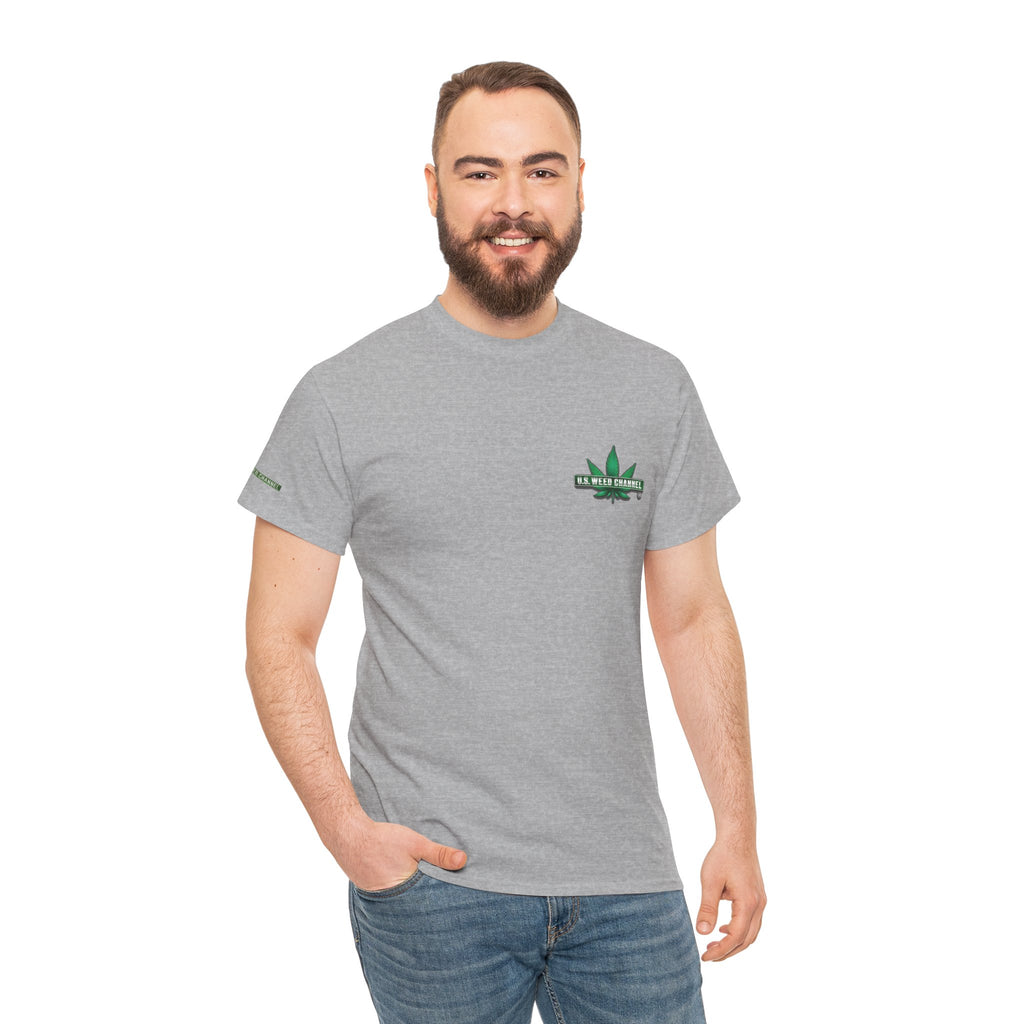 U.S. WEED CHANNEL 'Basics' T-Shirt – USWC Logo Tee