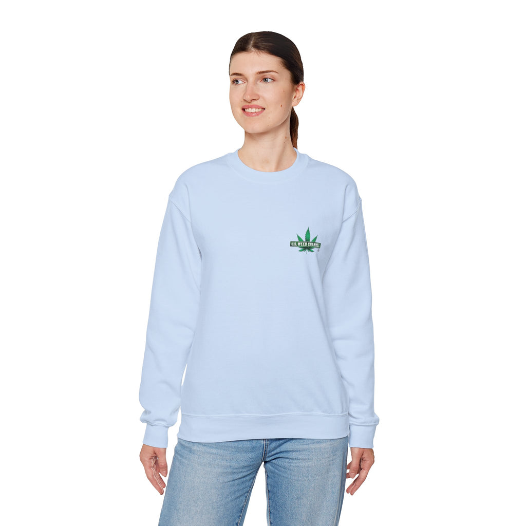 U.S. WEED CHANNEL Basics - Crewneck Everyone Sweatshirt