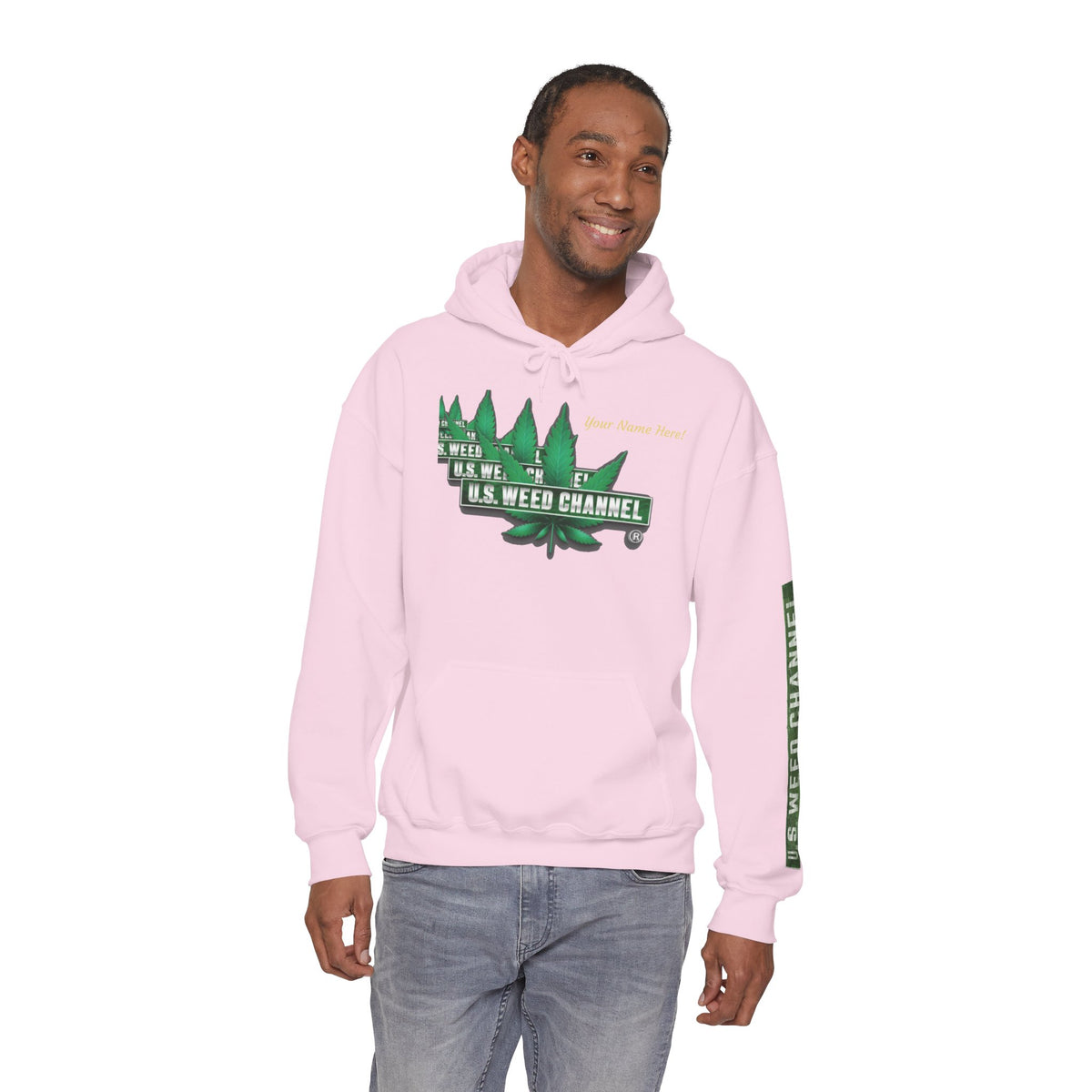 U.S. Weed Channel Hoodie — Repeater Logo Pullover