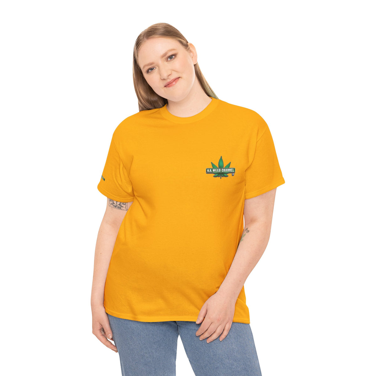 U.S. WEED CHANNEL 'Basics' T-Shirt – USWC Logo Tee