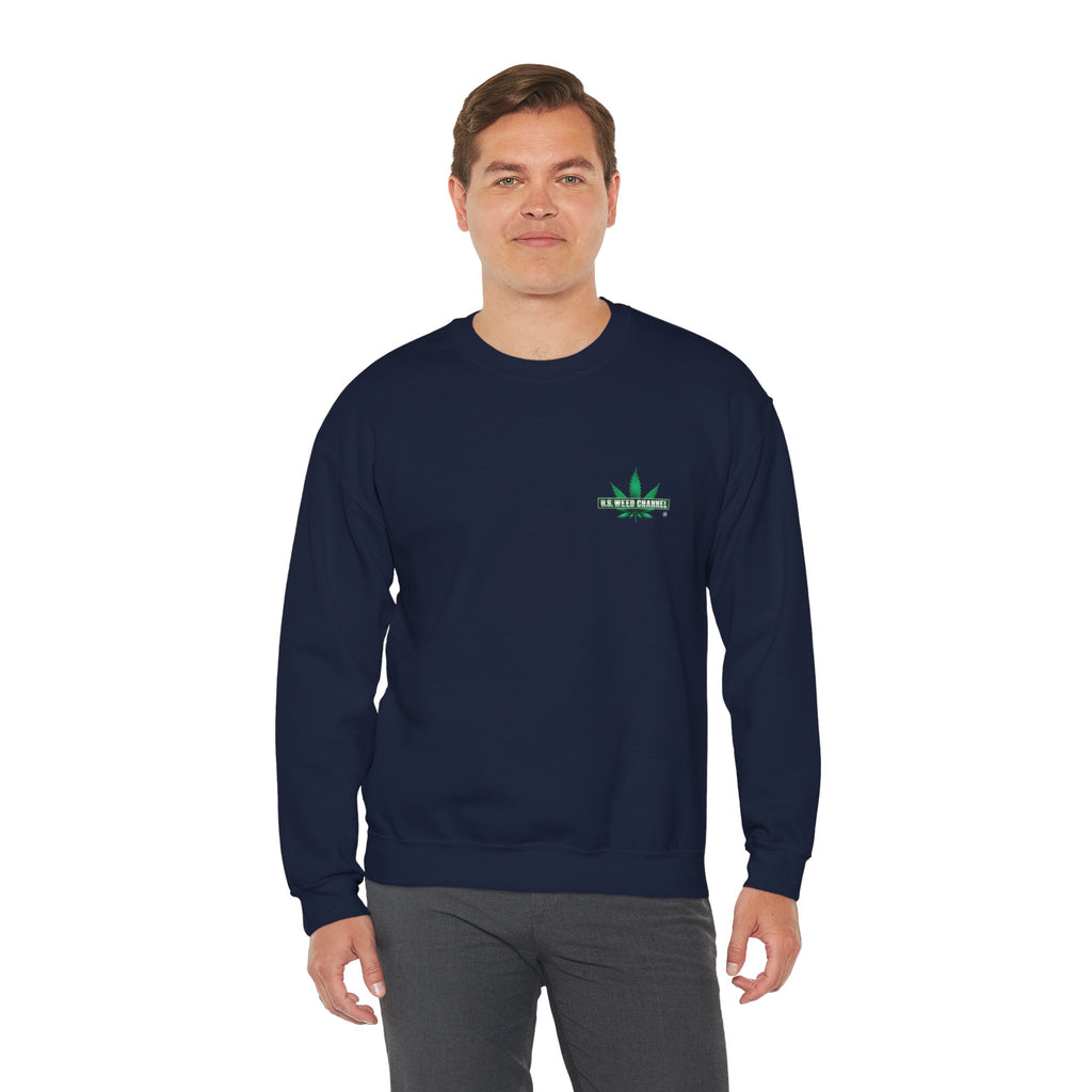 U.S. WEED CHANNEL Basics - Crewneck Everyone Sweatshirt