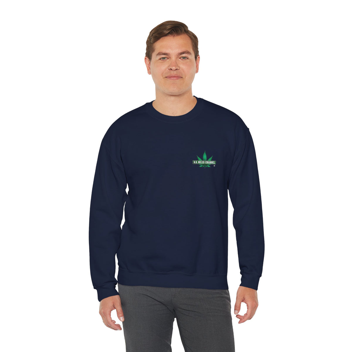 U.S. WEED CHANNEL Basics - Crewneck Everyone Sweatshirt