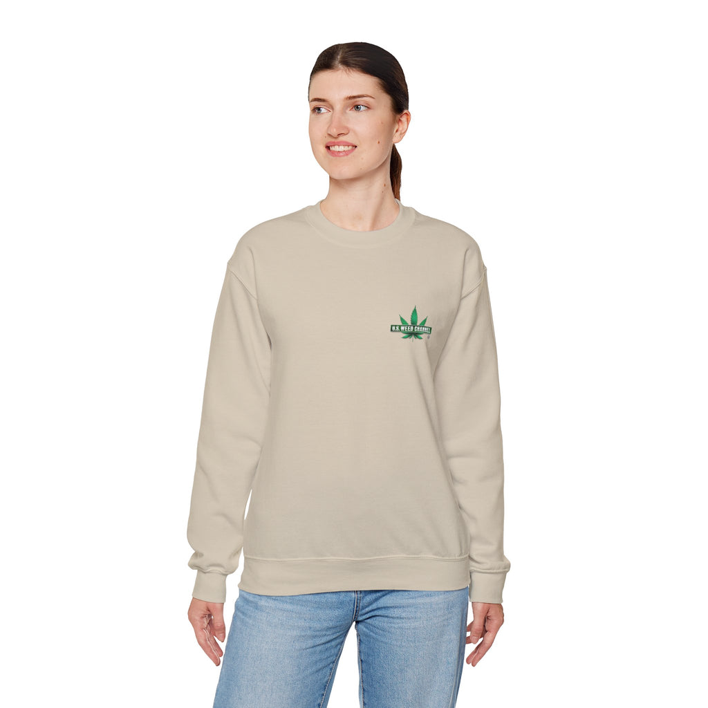 U.S. WEED CHANNEL Basics - Crewneck Everyone Sweatshirt