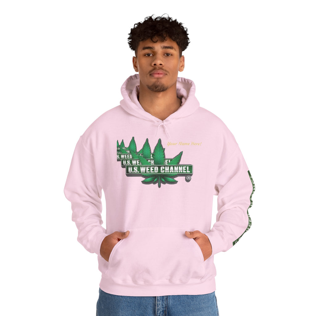 U.S. Weed Channel Hoodie — Repeater Logo Pullover