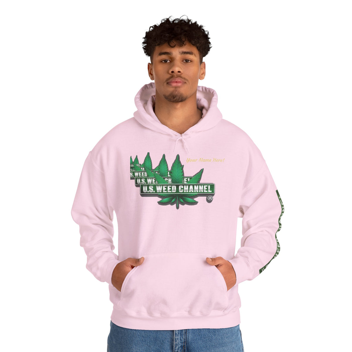 U.S. Weed Channel Hoodie — Repeater Logo Pullover