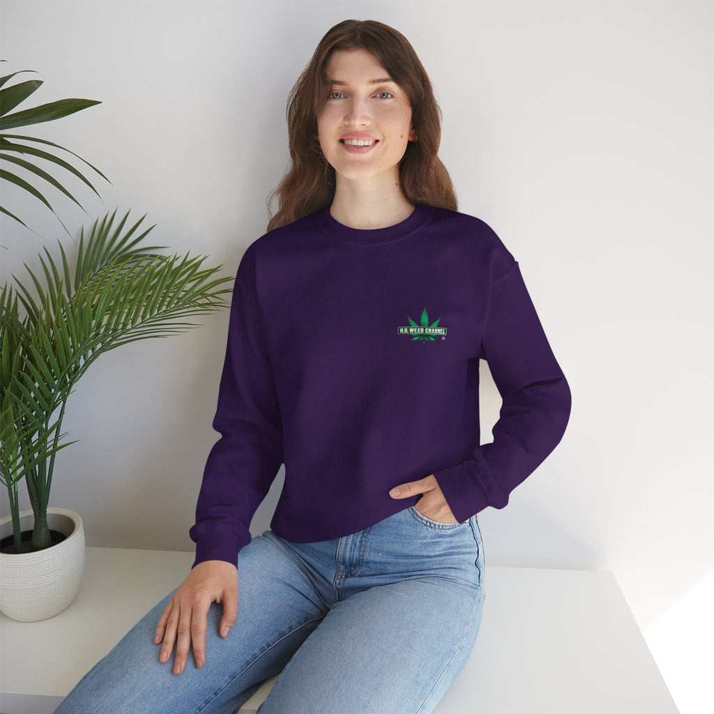 U.S. WEED CHANNEL Basics - Crewneck Everyone Sweatshirt