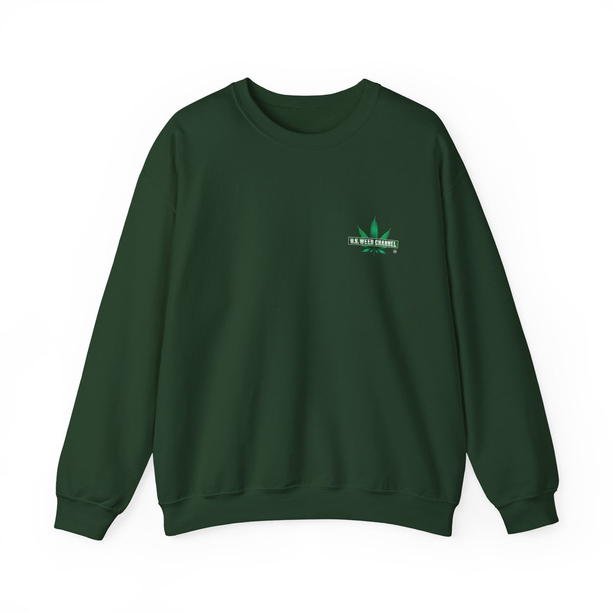 U.S. WEED CHANNEL Basics - Crewneck Everyone Sweatshirt