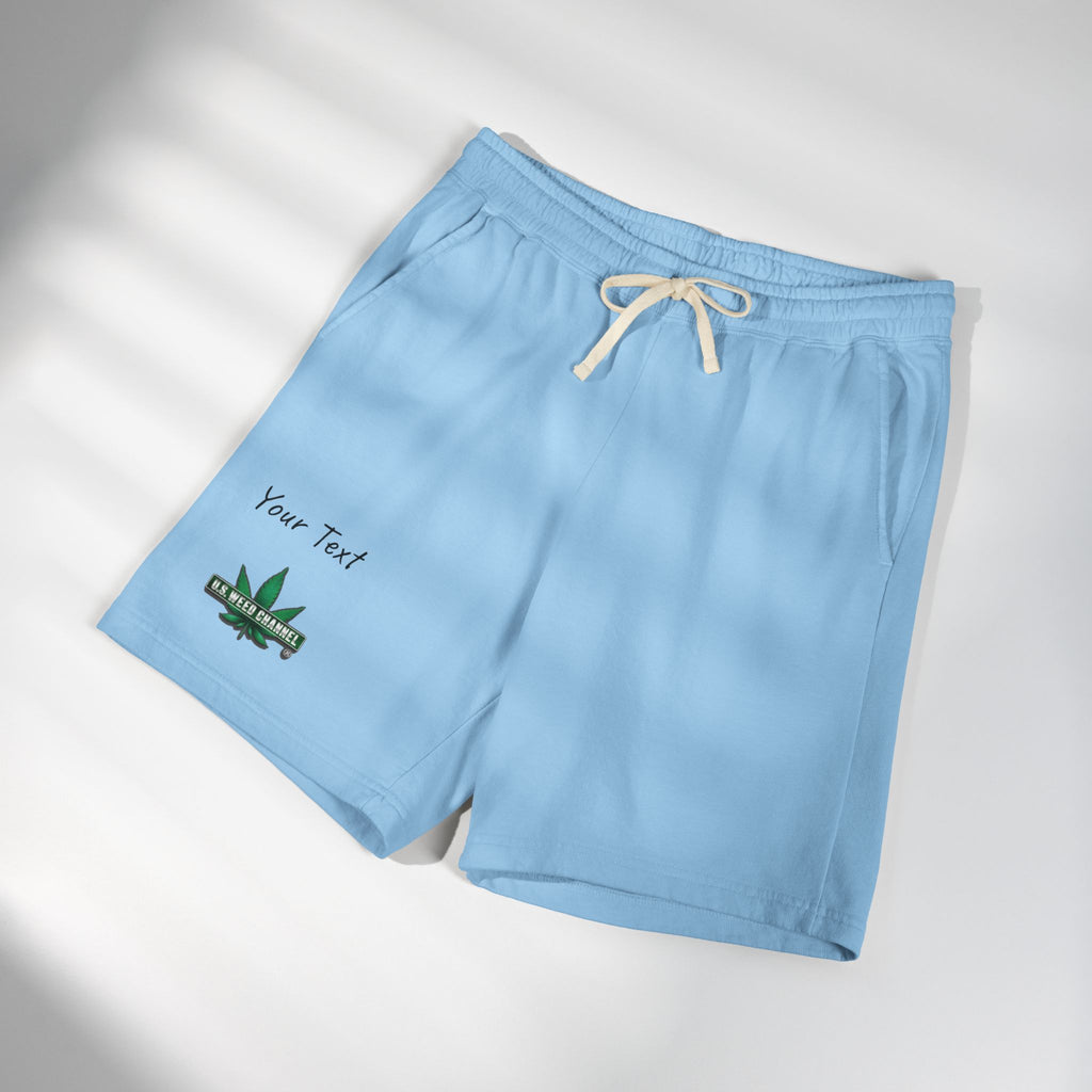 PERSONALIZED! Chillaxin' Fleece Sweat Shorts — U.S. WEED CHANNEL Branded
