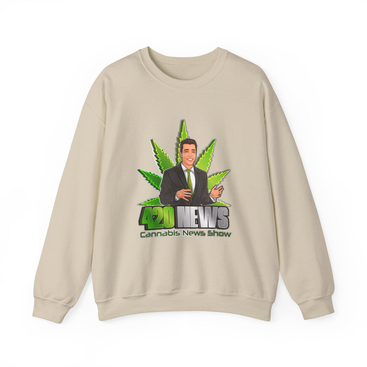 Unisex Heavy Blend™ 420 News Crewneck Sweatshirt